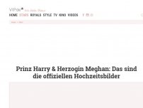 Bild zum Artikel: Prinz Harry & Herzogin Meghan: Die offiziellen Hochzeitsbilder