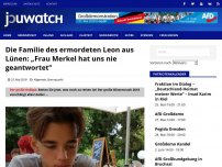 Bild zum Artikel: Die Familie des ermordeten Leon aus Lünen: „Frau Merkel hat uns nie geantwortet“