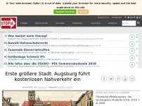 Bild zum Artikel: Erste größere Stadt: Augsburg führt kostenlosen Nahverkehr ein