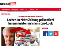 Bild zum Artikel: Lacher im Netz: Zeitung präsentiert deutschen Innenminister im Islamisten-Look