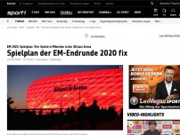 Bild zum Artikel: Vier Spiele in München! UEFA legt Spielplan für EM 2020 fest