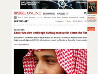 Bild zum Artikel: Nahost-Politik: Saudi-Arabien verhängt Auftragsstopp für deutsche Firmen