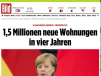Bild zum Artikel: Merkel gibt Versprechen - 1,5 Millionen neue Wohnungen in vier Jahren