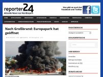 Bild zum Artikel: Großbrand im Europapark in Rust