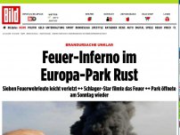 Bild zum Artikel: Lagerhalle in Flammen? - Großbrand im Europapark Rust