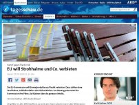 Bild zum Artikel: EU will Strohhalme und Co. verbieten