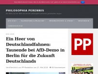 Bild zum Artikel: Ein Heer von Deutschlandfahnen: Tausende bei AfD-Demo in Berlin (Livestream)