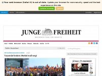 Bild zum Artikel: Tausende fordern: Merkel muß weg!