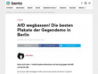 Bild zum Artikel: AfD wegbassen! Die besten Plakate der Gegendemo in Berlin