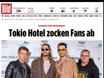 Bild zum Artikel: Tickets für 3599 Euro - Tokio Hotel zocken Fans ab!