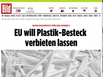 Bild zum Artikel: Gute Umwelt-Nachricht - EU will Plastik-Besteck  verbieten lassen