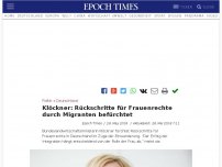 Bild zum Artikel: Klöckner: Rückschritte für Frauenrechte durch Migranten befürchtet