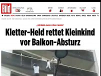 Bild zum Artikel: „Spiderman von Paris“ - Kletter-Held rettet Kleinkind vor Balkon-Absturz