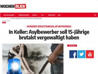 Bild zum Artikel: In Keller: Asylbewerber soll 15-Jährige brutalst vergewaltigt haben!