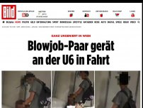 Bild zum Artikel: Ungeniert in Wien - Blowjob-Paar gerät an U6 in Fahrt
