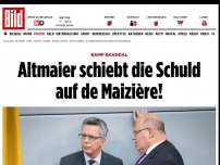 Bild zum Artikel: BAMF-Skandal - Altmaier schiebt die Schuld auf de Maizière!