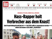 Bild zum Artikel: Diebstahl, Drogen, Gewalt - Hass-Rapper holt Verbrecher aus dem Knast!