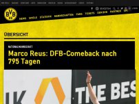 Bild zum Artikel: Marco Reus: DFB-Comeback nach 795 Tagen