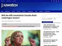 Bild zum Artikel: Will die AfD tatsächlich Claudia Roth umbringen lassen?