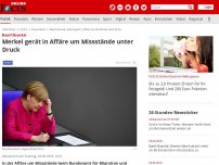 Bild zum Artikel: Bamf-Skandal - Merkel gerät in Affäre um Missstände unter Druck
