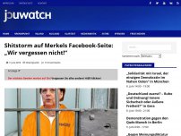 Bild zum Artikel: Shitstorm auf Merkels Facebook-Seite: „Wir vergessen nicht!