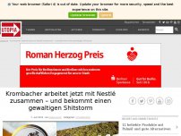 Bild zum Artikel: Krombacher arbeitet jetzt mit Nestlé zusammen – und bekommt einen gewaltigen Shitstorm