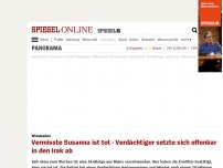 Bild zum Artikel: Wiesbaden: Vermisste Jugendliche Susanna ist tot