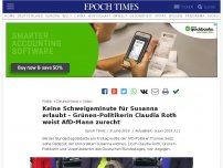Bild zum Artikel: Keine Schweigeminute für Susanna erlaubt – Grünen-Politikerin Claudia Roth weißt AfD-Mann zurecht