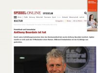 Bild zum Artikel: Promi-Koch und Fernsehstar: Anthony Bourdain ist tot