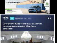 Bild zum Artikel: Österreichs Kanzler Sebastian Kurz will Imame ausweisen und Moscheen schließen