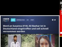Bild zum Artikel: Er hat gestanden, Susanna (†14) getötet zu haben: Wird Ali Bashar nach Deutschland ausgeliefert?