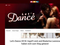 Bild zum Artikel: Ingolf und Ekaterina holen den Tanz-Pokal