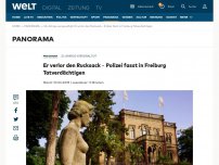 Bild zum Artikel: Er verlor den Rucksack - Polizei fasst in Freiburg Tatverdächtigen