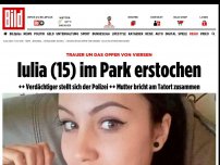Bild zum Artikel: Trauer in Viersen - Iulia (15) im Park erstochen