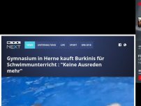 Bild zum Artikel: Gymnasium in Herne kauft Burkinis für Schwimmunterricht : 'Keine Ausreden mehr'