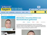 Bild zum Artikel: Mainkofen: Sexualstraftäter aus Bezirksklinikum geflüchtet