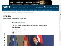 Bild zum Artikel: Für den CDU-Wirtschaftsrat ist Kurz der Kanzler der Herzen