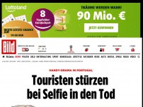 Bild zum Artikel: Handy-Drama in Portugal - Touristen stürzen bei Selfie in den Tod