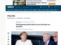 Bild zum Artikel: Polizeigewerkschaft stellt sich auf die Seite von Seehofer