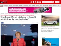 Bild zum Artikel: So kommentiert Deutschland: Asylstreit zwischen Merkel und Seehofer - 'Das System Merkel ist ebenso verbraucht wie die Frau, die es erfunden hat'