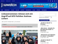 Bild zum Artikel: Linksextremisten rühmen sich mit Angriff auf AFD Politiker Andreas Lichert