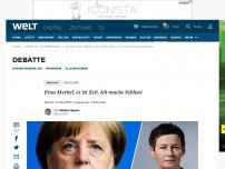 Bild zum Artikel: Frau Merkel, es ist Zeit. Ich mache Schluss