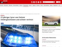Bild zum Artikel: Koblenz - 27-Jähriger Syrer von Polizist niedergeschossen und schwer verletzt
