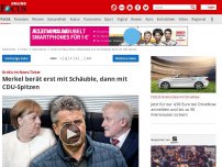 Bild zum Artikel: GroKo im News-Ticker - Seehofer über Merkel: „Kann mit der Frau nicht mehr arbeiten“