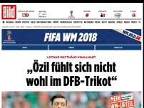 Bild zum Artikel: Schwach bei Mexiko-Pleite - Ich habe das Gefühl, Özil will gar nicht mitspielen  