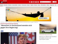 Bild zum Artikel: US-Präsident Trump kommentiert Asylstreit - 'Menschen in Deutschland wenden sich gegen ihre Regierung'