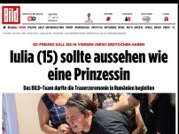 Bild zum Artikel: BILD bei Trauerzeremonie - Iulia (15) sollte aussehen wie eine Prinzessin