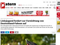 Bild zum Artikel: Aktion 'Deutschland knicken': Linksjugend fordert zur Vernichtung von Deutschland-Fahnen auf