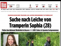 Bild zum Artikel: Tramperin getötet? - Hier suchen sie Sophias (28) Leiche