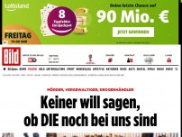 Bild zum Artikel: Mörder & Drogenhändler - Keiner will sagen, ob DIE noch bei uns sind